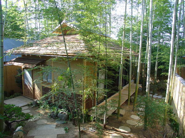 温泉付き貸別荘一軒家（京都）☆　幻の銘木桑や百日紅を使った匠の数寄屋造り