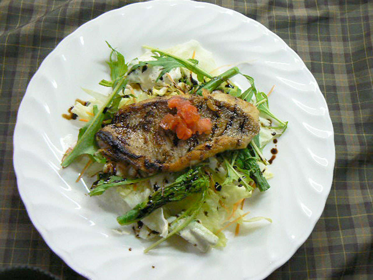 ・【夕食一例】プチフレンチコースの魚料理