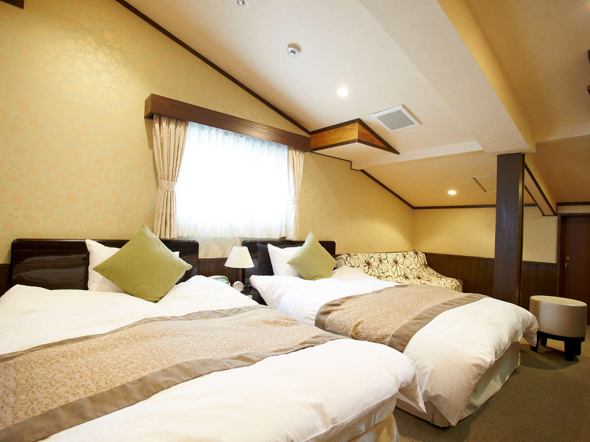 ホテル旬香　鳥取大山リゾートの２階にある広めのお部屋です。