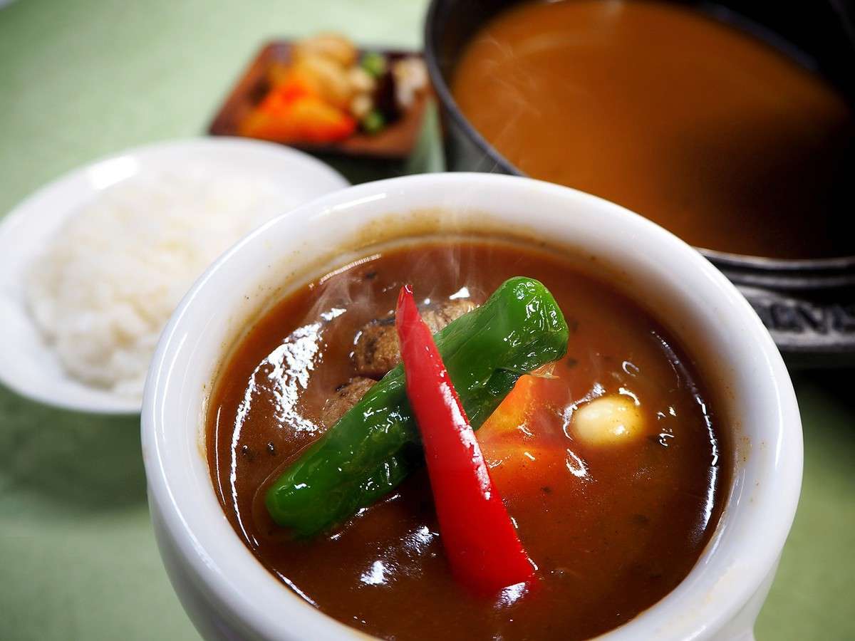 【朝食】スープカレー