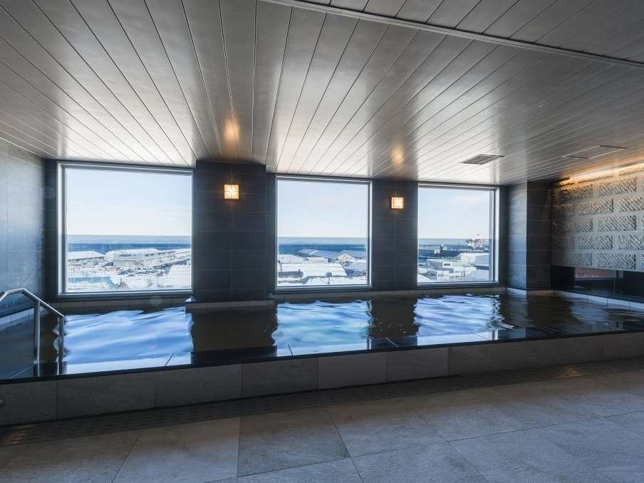【ホテルノルド小樽】徒歩１分のホテルソニア小樽にある温泉を利用可能