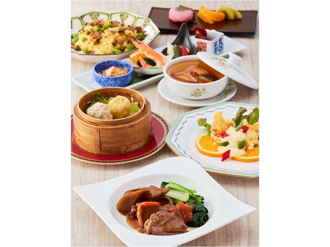 新生活スタイルで食べる、「極コース」イメージです。3階中国料理「龍皇」