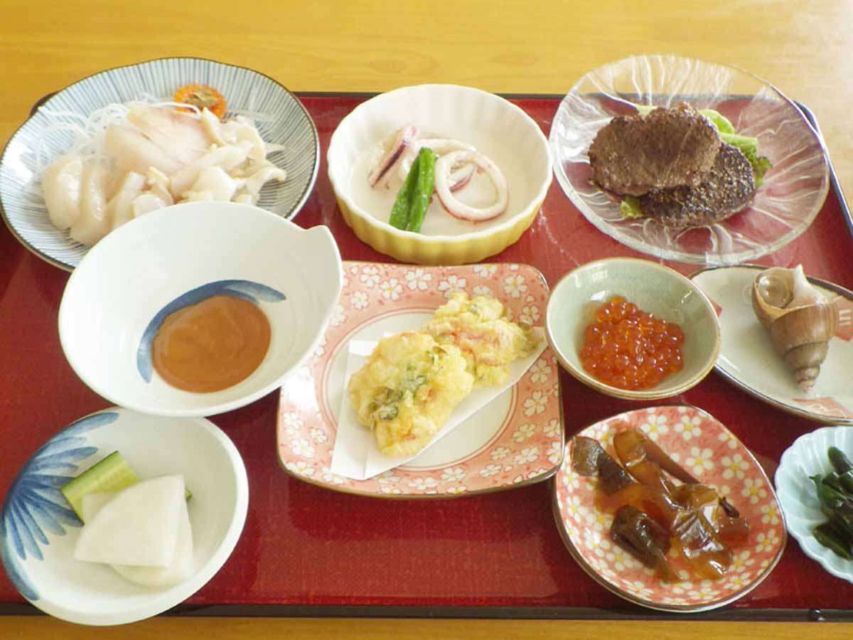 *【料理一例】鹿肉や海の幸等、北海道ならではの味覚をご用意致します。