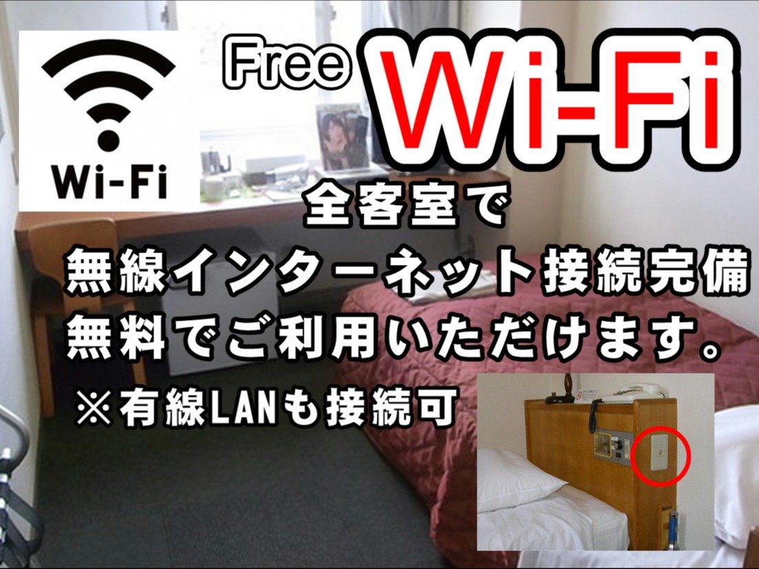 Wi-Fi＆有線LAN接続可能