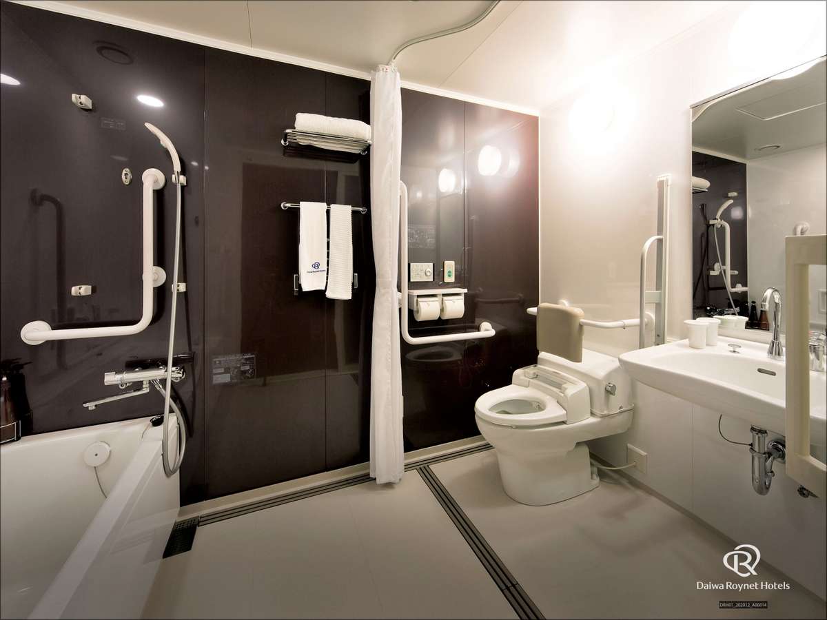 【ダイワロイネットホテル札幌すすきの】ハートフルルーム（定員１～２名・26平米）のバスルーム