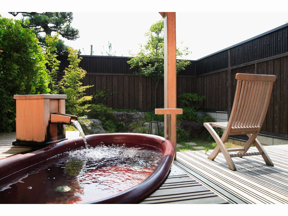 客室露天風呂の画像