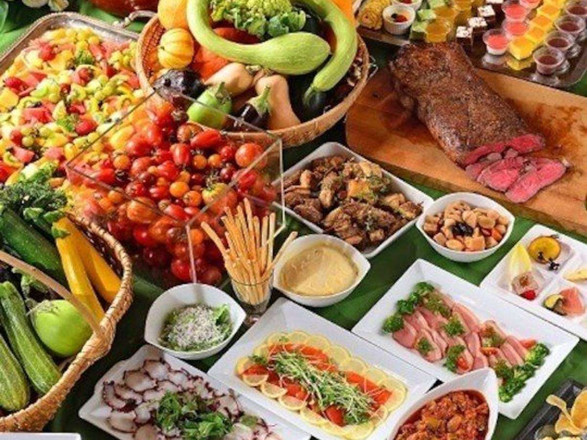 信州の素材が彩る季節のバイキング料理