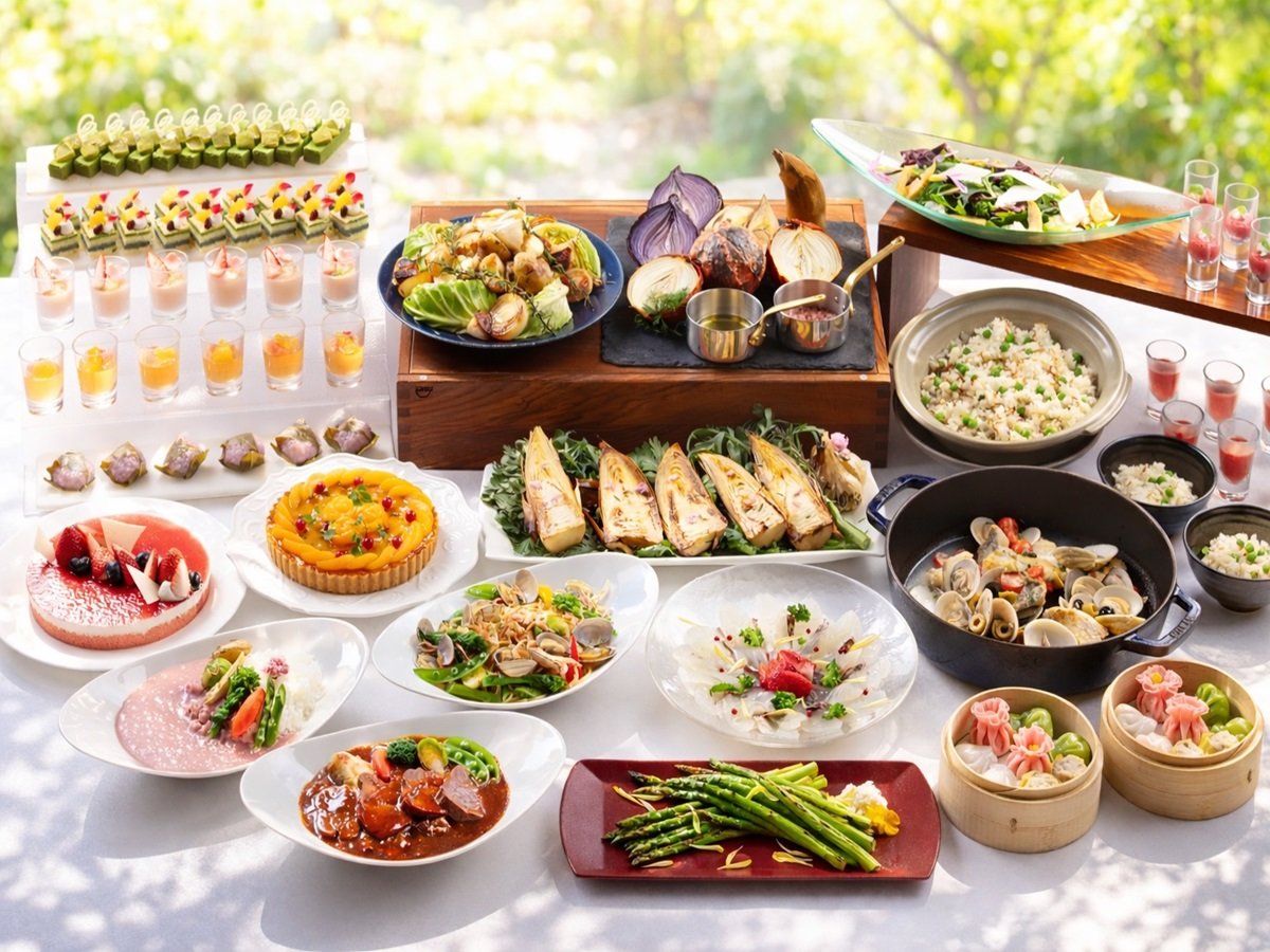 ALL DAY DINING LOUNGE/BAR Primrose_Spring Forest Buffet�[�X�Ət�̌b�݁i2026/3/1�`6/8�܂Łj
