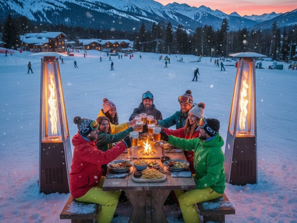 ���̓~�A�c��ɐ�i�Ɣ��H�̃A�v���X�L�[�a���I���Ԃƈ͂ގ����̈�M�ŁA�Ί炠�ӂ��ō��̊��t���B