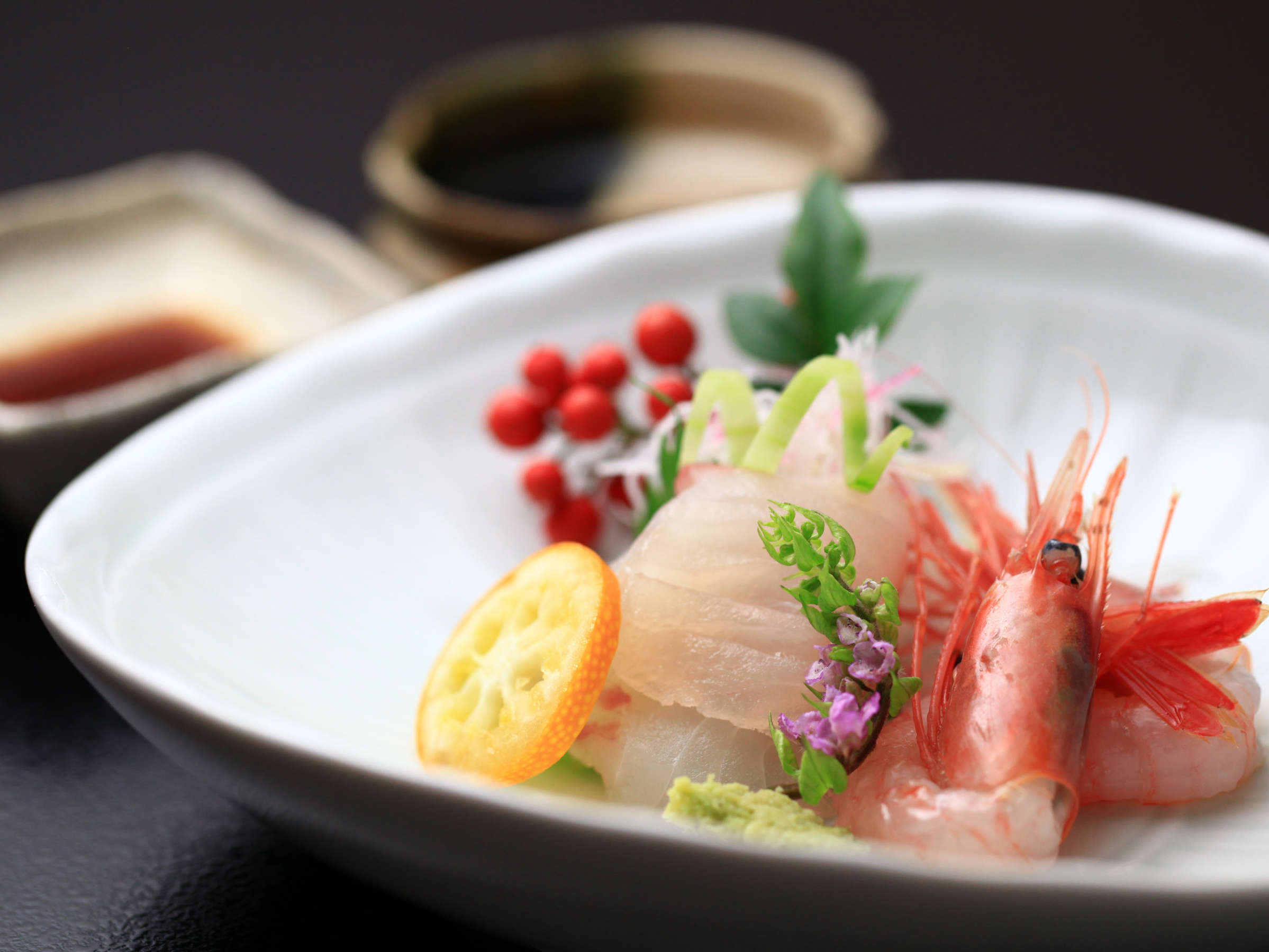 冬の旬の食材を盛り込んだしょうげつの月替わり会席（じゃらんnet掲載画像）