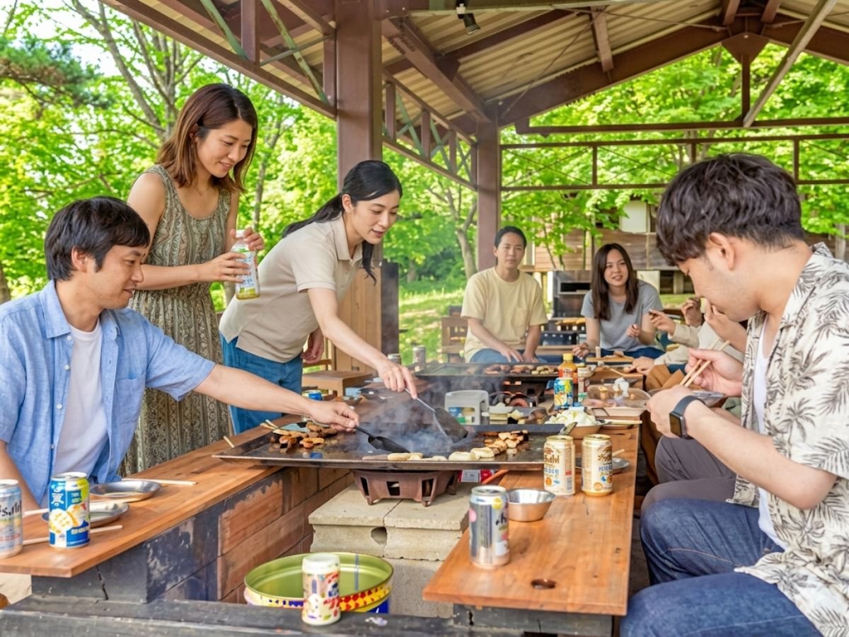 �厩�R�̒��ł�BBQ�œ��ʂȎv���o��