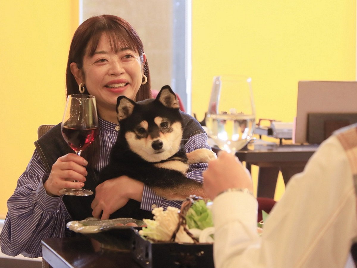 【レストラン】ワンちゃん同伴OK!お食事もご一緒にお楽しみいただけます(一例)