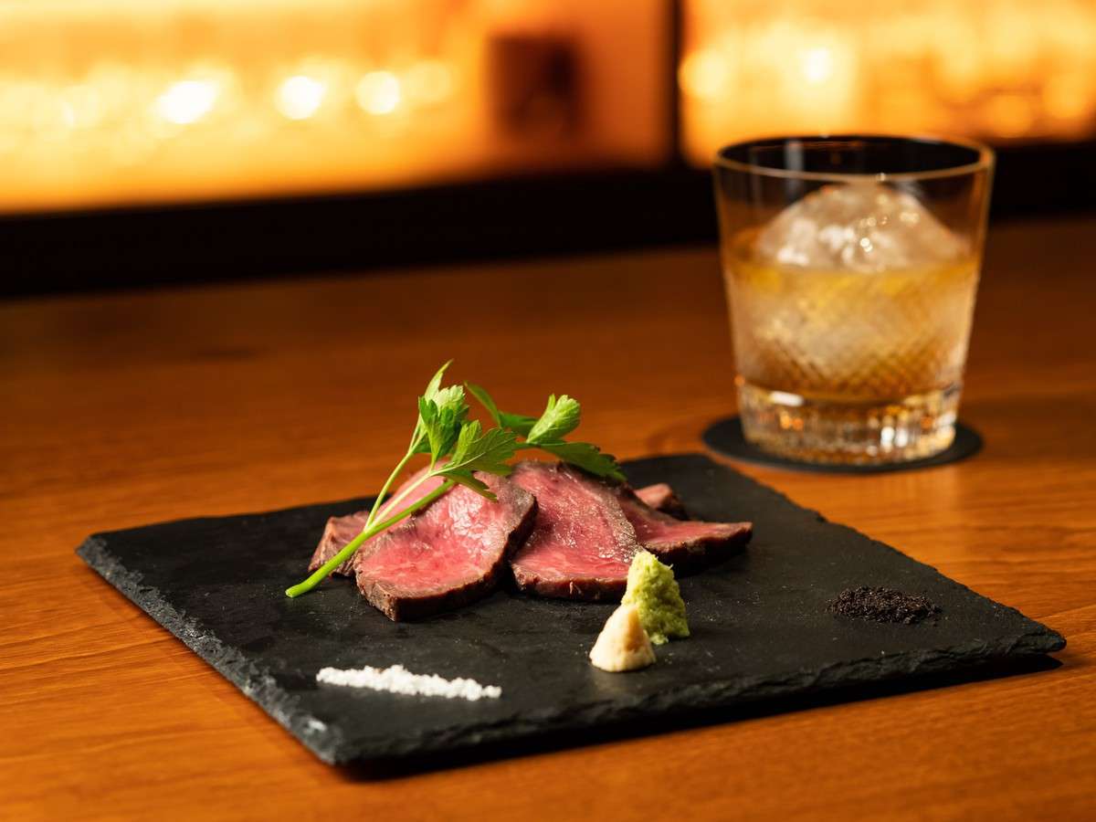 bar hotel 箱根香山の足柄牛ローストビーフ