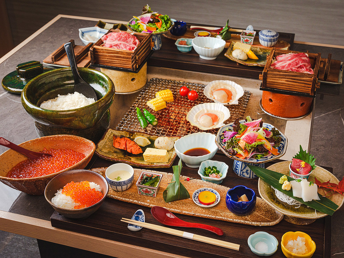 【新朝食/コース】北海道産の最高級いくらを使用した1日50名様限定の朝食。※ビュッフェではありません。