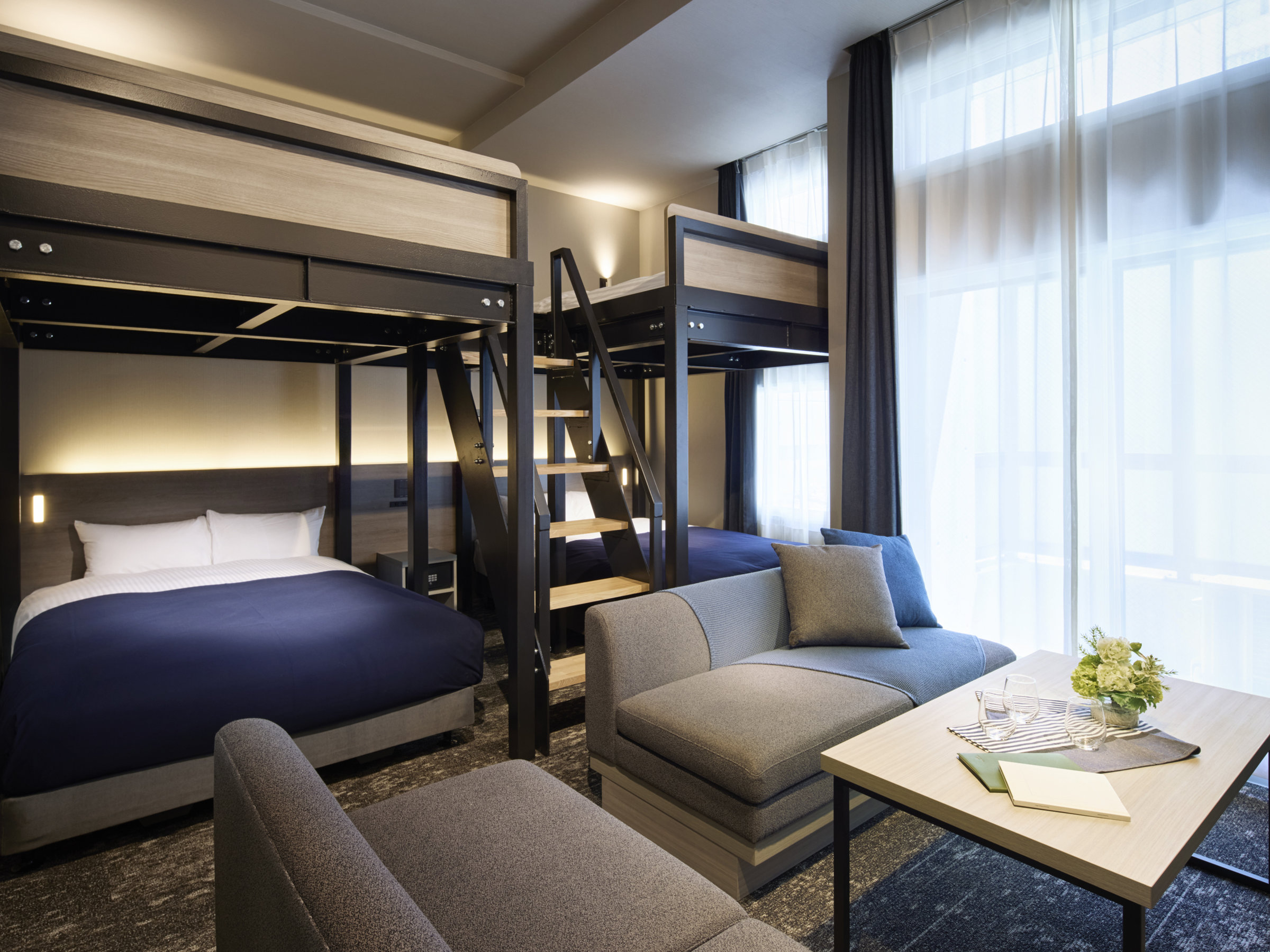Moderate 4 Beds - Bunk Style