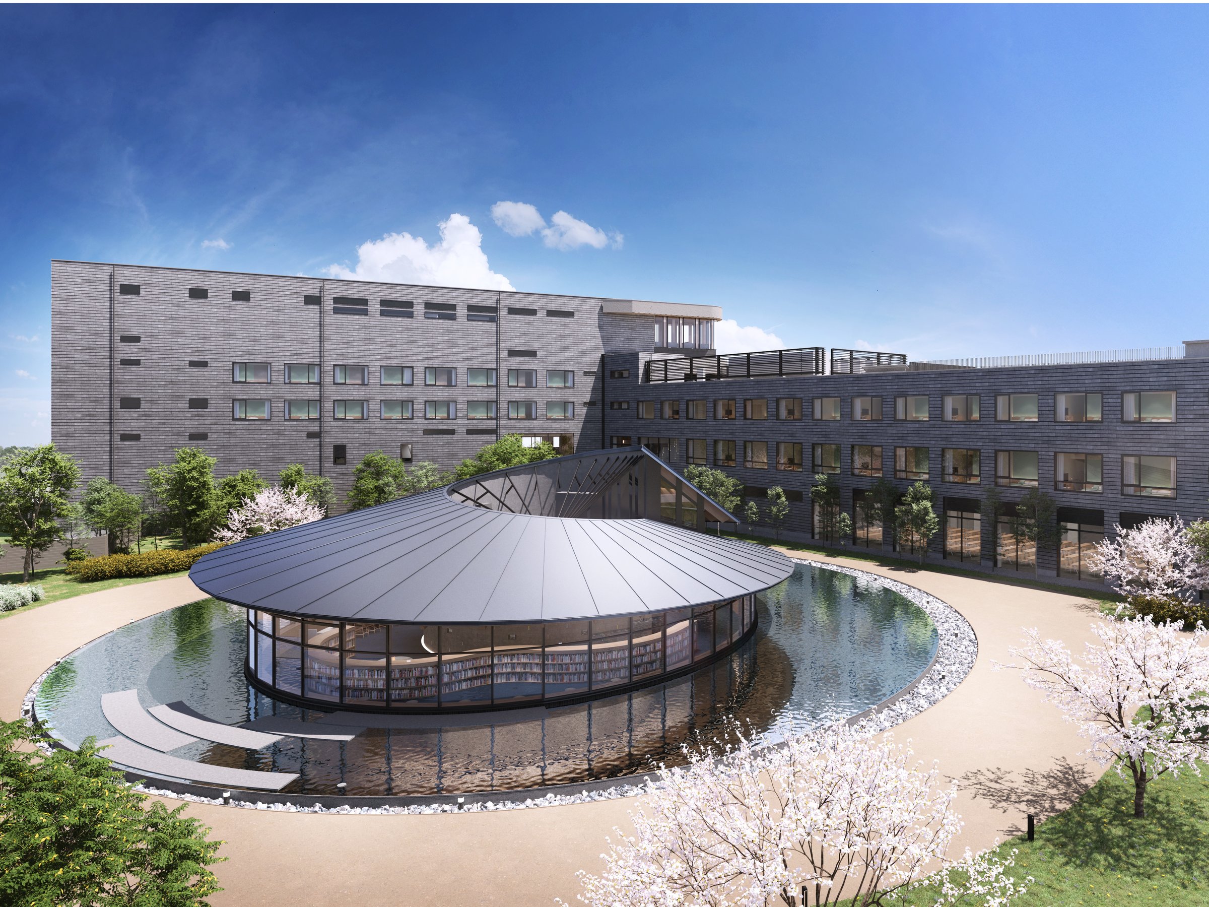 �z�e���k������̊O�ϒ��S�Ƀ��C�u�����[�w�ӂ��΂̖{�I�x