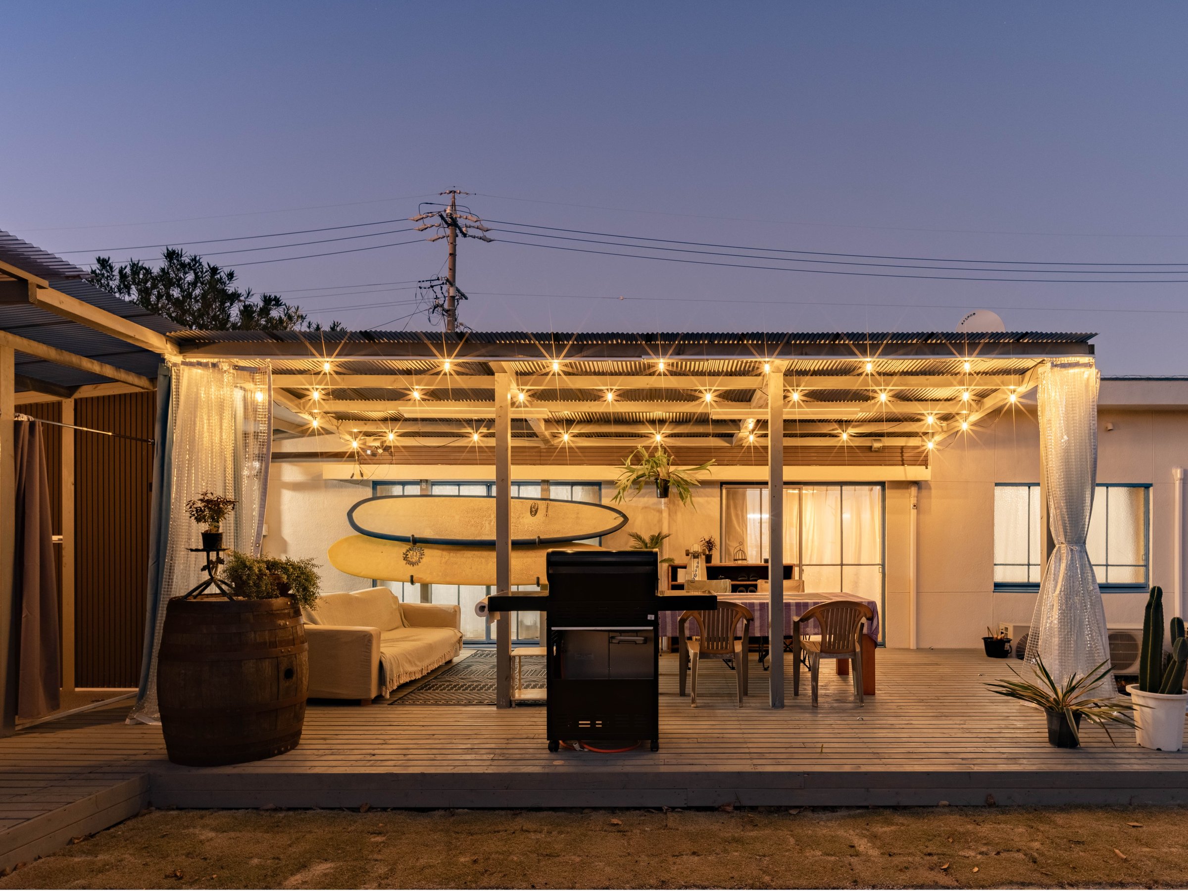 BBQ�X�y�[�X�ƃK�[�f���X�y�[�X