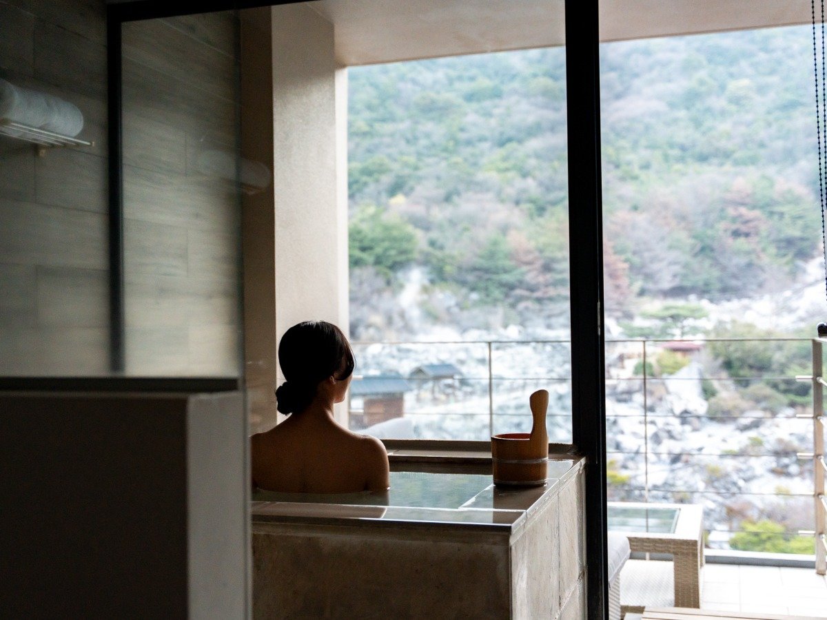 Private hot spring�b�q������