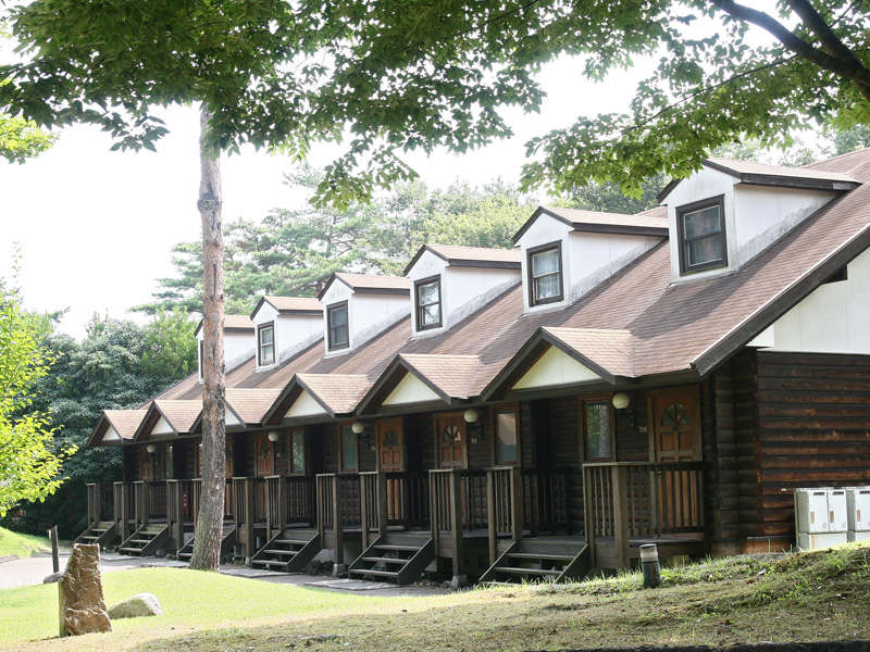 *�y���O���z�O��/�΂̖ؗ��̒��ɕ��ԃ��O���͍������]�[�g�̕��͋C�����Ղ�B