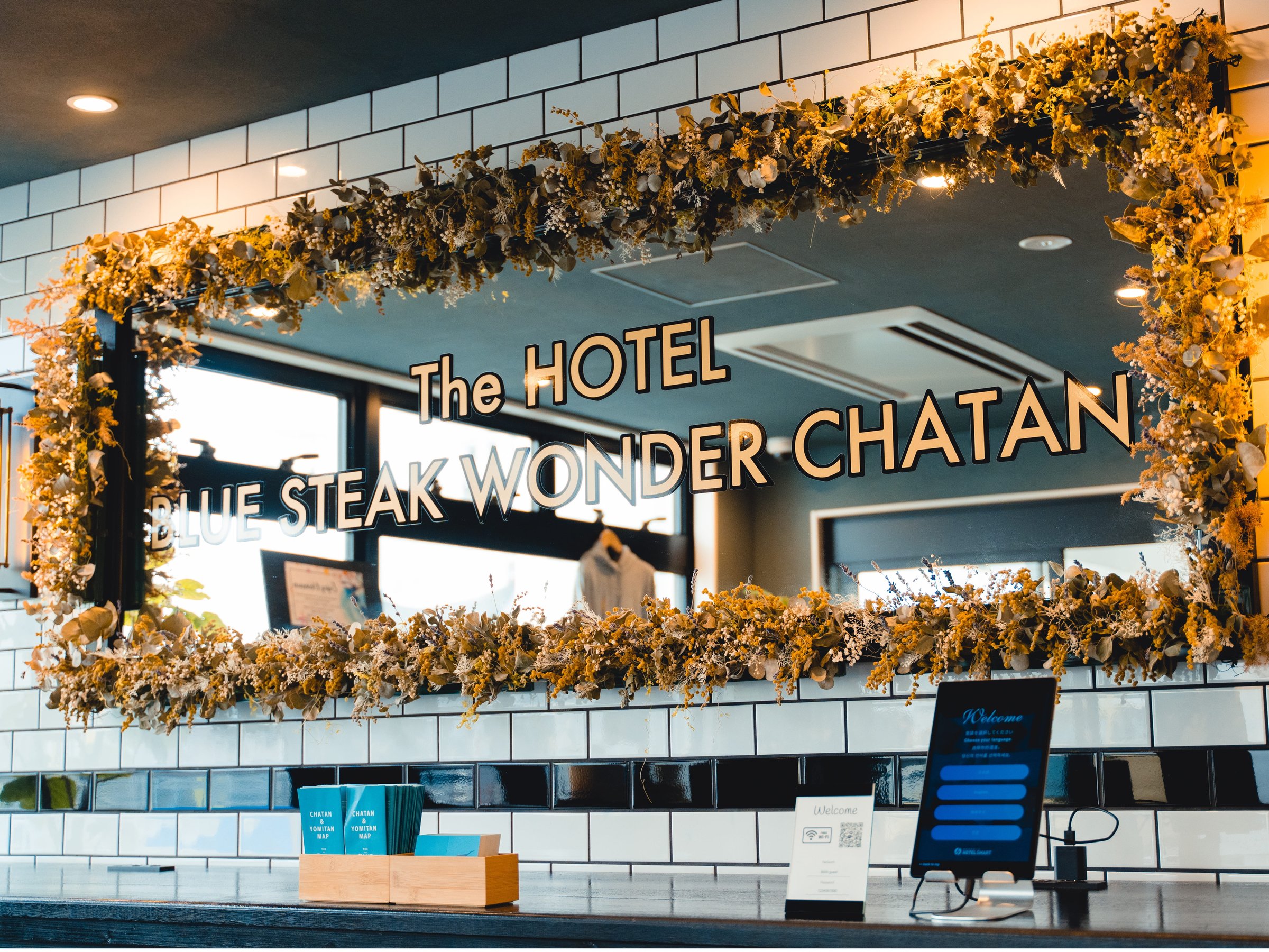 �^�u���b�g�ɂă`�F�b�N�C�����������܂��Ƌq���̌������󂯎�肢�������܂��B