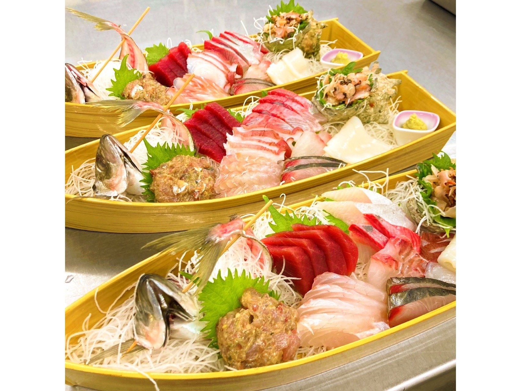 お料理一例 鮮魚満喫プラン船盛