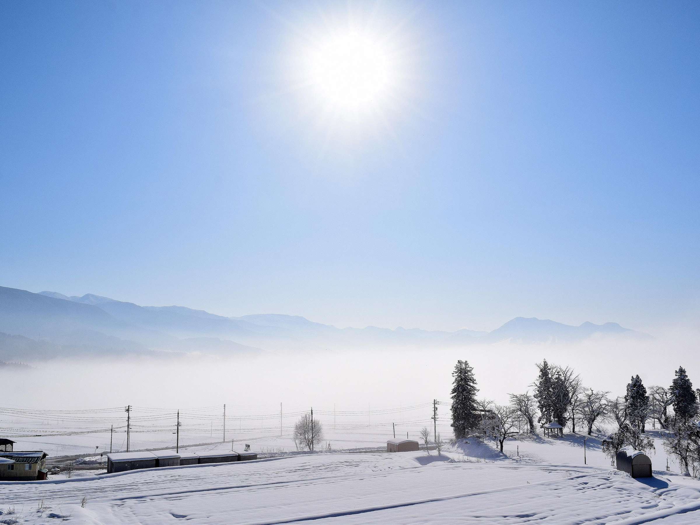 ・ロビーからの景色(冬)