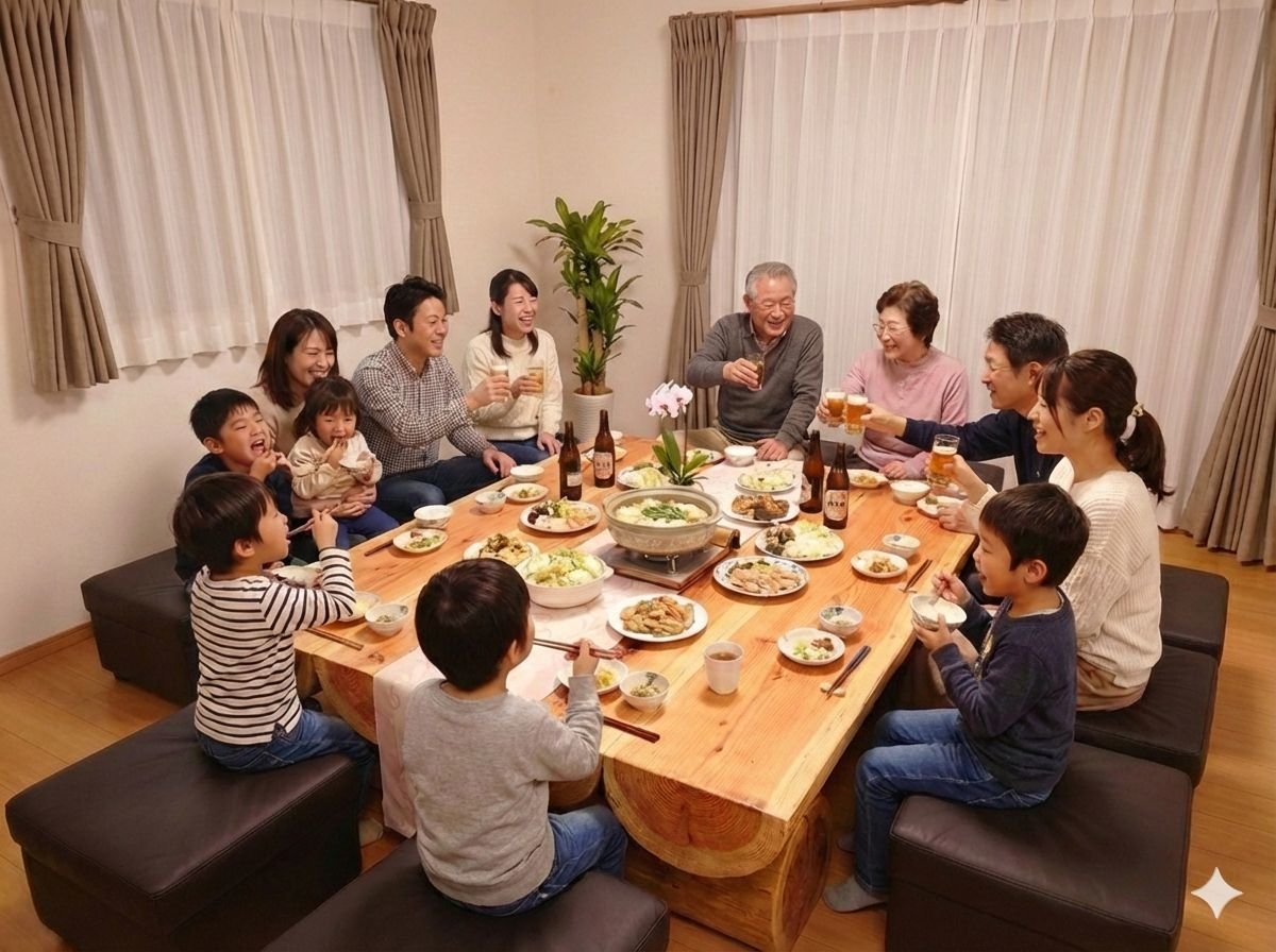 �����Ȃ��q�l���ꏏ�ɁA���Ƒ��݂�ȂŉƑ��c�����I