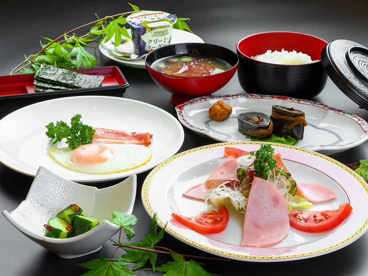 #朝食 栄養のバランスを考えた朝食をご用意