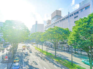 “杜の都仙台”と呼ばれるほど、仙台中心部は緑に溢れています。