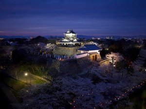 【浜松城夜景】キャッスルビュールームから見える浜松城※お部屋により見える角度・大きさは異なります