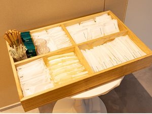 無料アメニティ (1階エレベーター横にご用意しております)