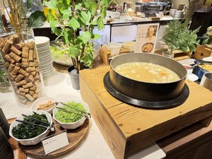 朝食ブッフェ 味噌汁