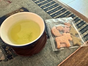 【自家製茶とお菓子】絶景の茶畑が点在する梅ヶ島、茶畑を眺めた後に口にする一杯は一味違います♪