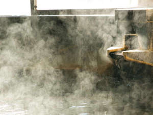 当館のお風呂は湯気がいい味だしてますよ!