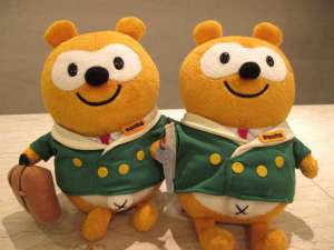 ポンタぬいぐるみがお迎え★