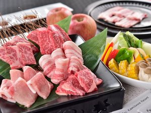 ★夏季7/1〜8/31限定\信州山麓牛&信州米豚食べ放題!/