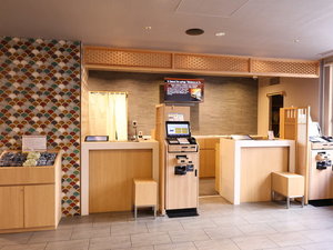 ◆2階フロントチェックインはこちらで承っております。