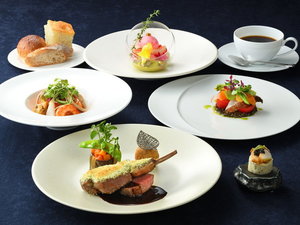 ご夕食 洋食創作料理ディナーコース(一例) アクアダイニング