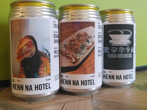 オリジナルの缶ラベルが作れる「スナップドリンクサービス」1缶800円