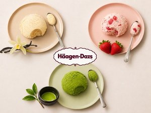 滞在中、ハーゲンダッツのアイスクリームが食べ放題