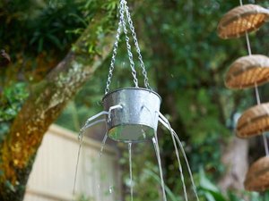 湯河原の自然を取り入れた、デザイン性の高い中庭。