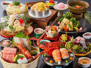 ●【レストランゐきり−特選会席】「牛ロースorロブスター」を鉄板焼で!