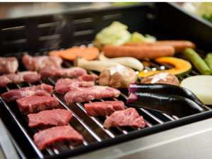 夕食BBQ