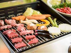 夕食BBQ