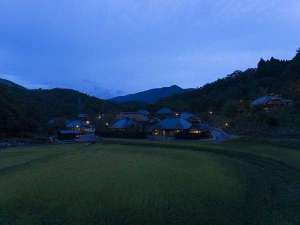 夜明け前の風景