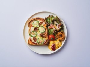PIZZERIAのピザトーストプレート