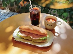 ■朝食メニュー一例(アイスコーヒー)