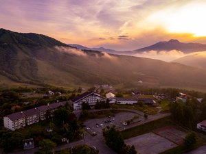 夕日百選に選ばれた斑尾の絶景