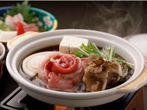豊後牛すき煮会席＆「夕食飲み放題」＋ラウンジドリンク付【２食付】