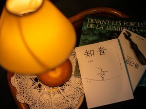 【館内】照明の優しい光に包まれて読書はいかがでしょうか